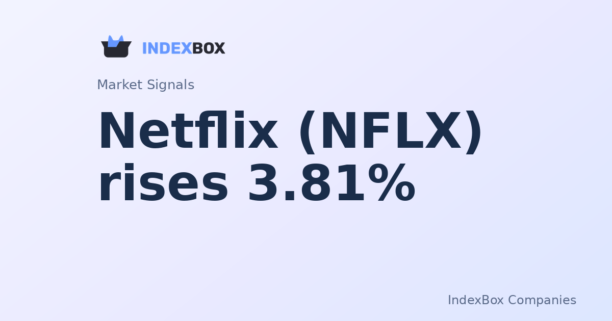 Netflix (NFLX) Jumps 3.8% on Merger Speculation, Outpacing Broad Market