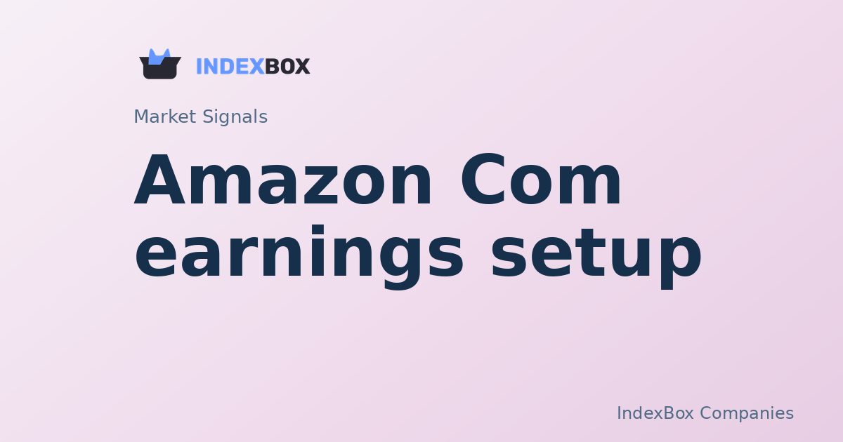 Amazon (AMZN) Leads Tech Gains as Earnings Season Heats Up