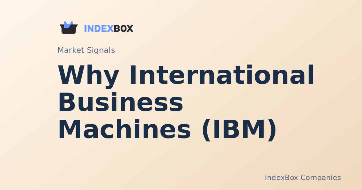 Why International Business Machines (IBM) Jumped 3.55% and What to Watch Next