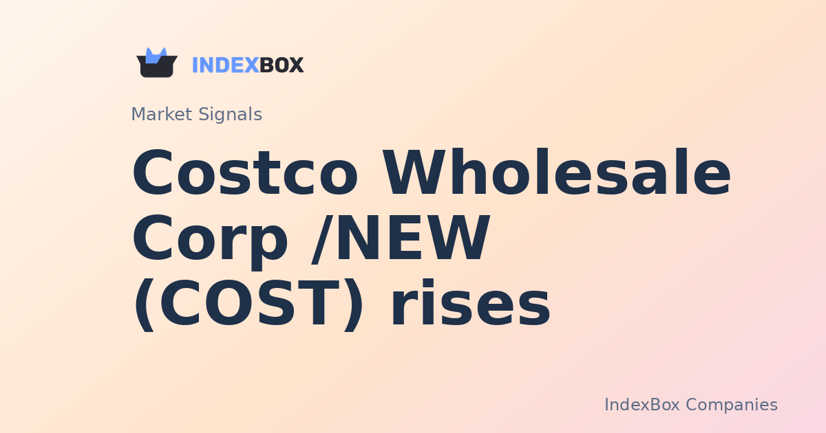 Costco (COST) Rises 2.76% in Late-Session Trade as Consumer Staples Rally