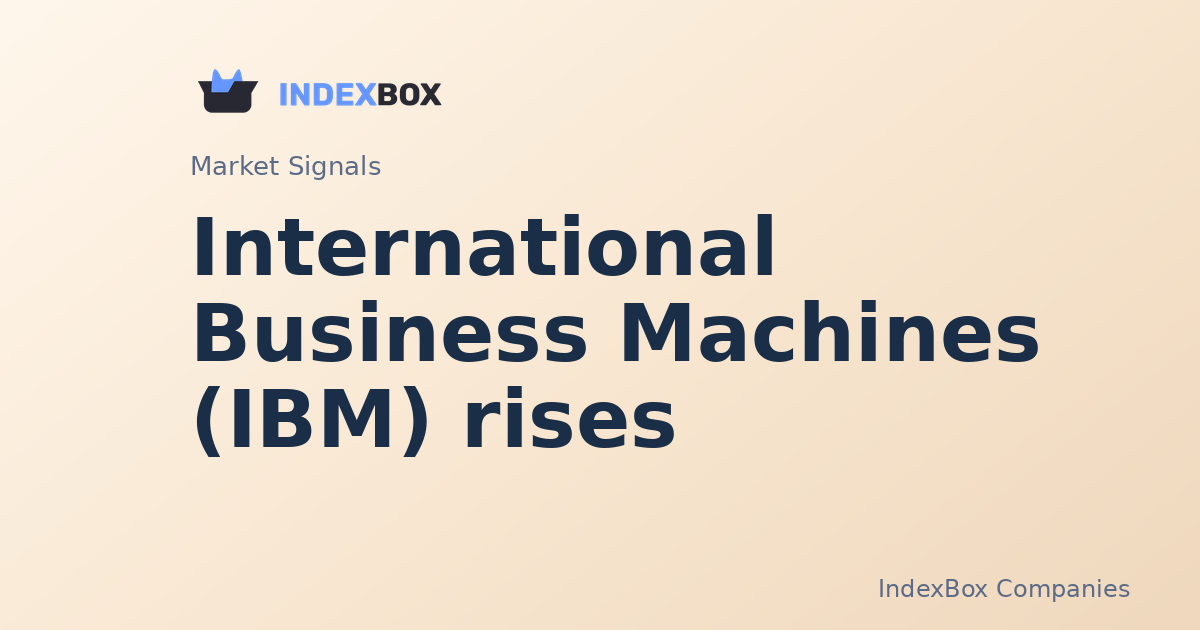 IBM (IBM) Rises 4.5% in Midday Trade on Blockchain Patent Deal